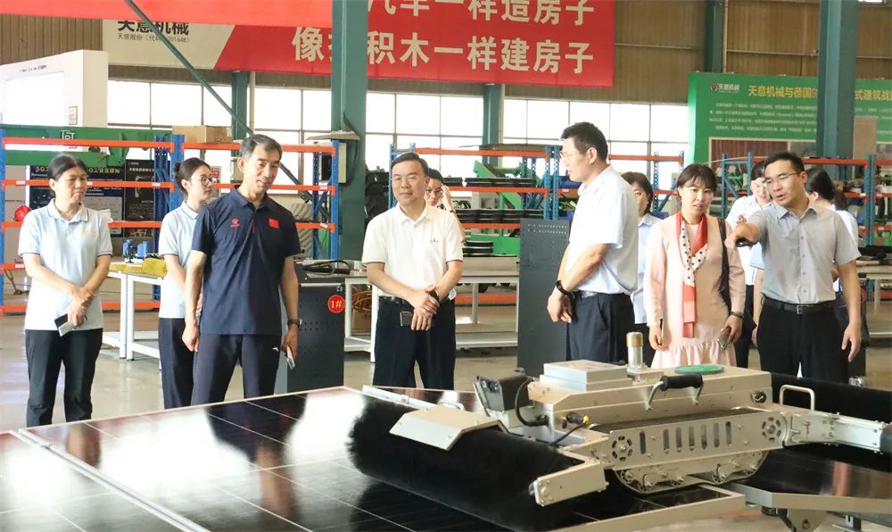 泰维能源集团于希明董事长一行莅临天意集团参观指导：共话创新发展 共谋合